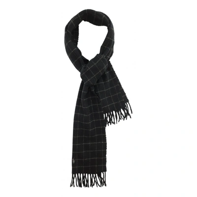 Pre-owned Polo Ralph Lauren Wool Scarf In Black
