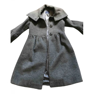 Pre-owned Seventy Wool Coat In Grey