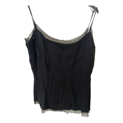 Pre-owned Moschino Cheap And Chic Silk Camisole In Black