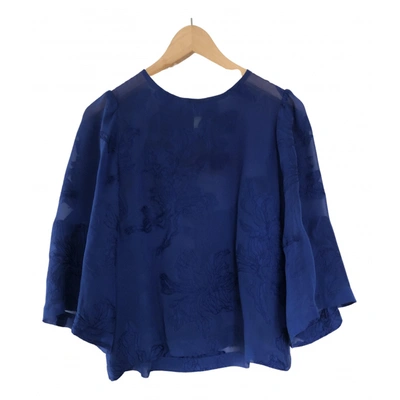 Pre-owned Rodebjer Silk Blouse In Blue