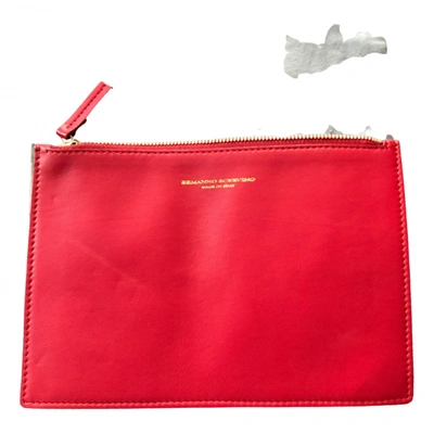Pre-owned Ermanno Scervino Leather Wallet In Red