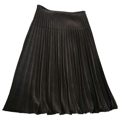 Pre-owned Mariella Rosati Mid-length Skirt In Anthracite
