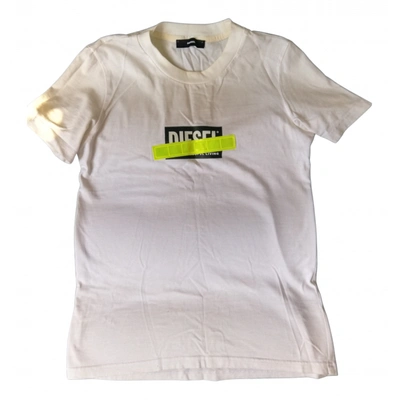 Pre-owned Diesel White Cotton Top