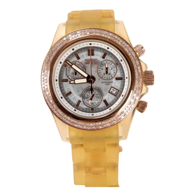 Pre-owned Invicta Watch In Yellow