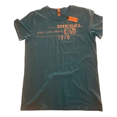 Pre-owned Diesel T-shirt In Blue