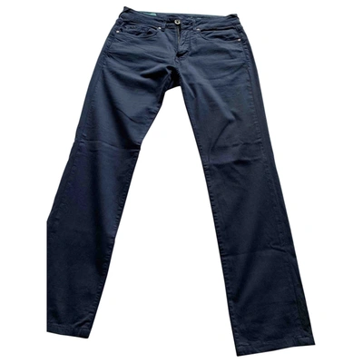 Pre-owned Gas Navy Cotton Jeans
