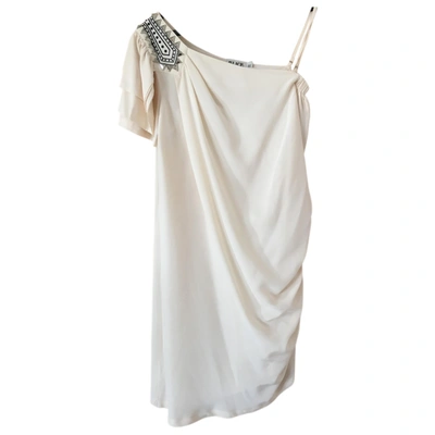 Pre-owned Alice By Temperley Silk Mid-length Dress In White