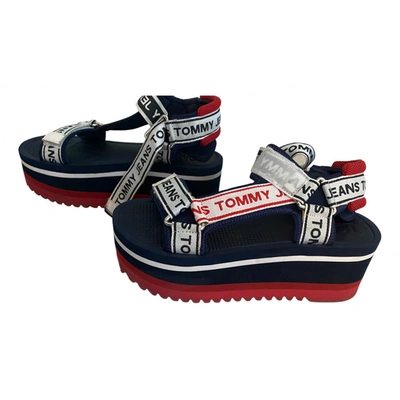 Pre-owned Tommy Hilfiger Sandals In Multicolour