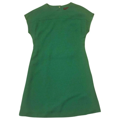 Pre-owned Adolfo Dominguez Dress In Green
