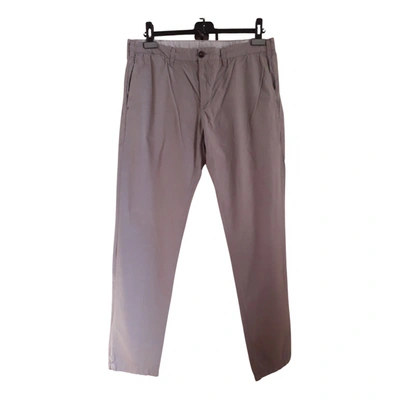 Pre-owned Marina Yachting Trousers In Beige