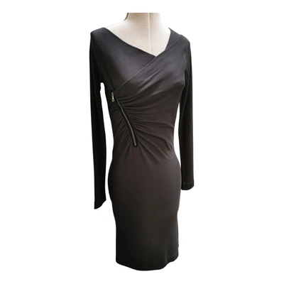 Pre-owned Atos Lombardini Mid-length Dress In Grey