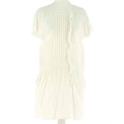 Pre-owned Comptoir Des Cotonniers Dress In White