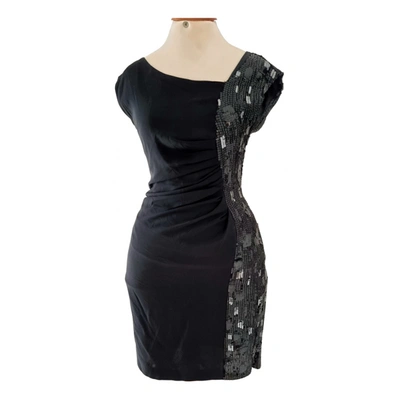 Pre-owned Dice Kayek Mid-length Dress In Black