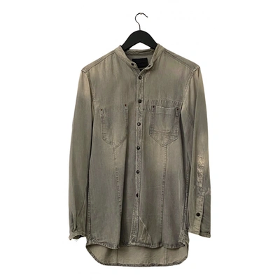 Pre-owned Diesel Black Gold Shirt In Grey