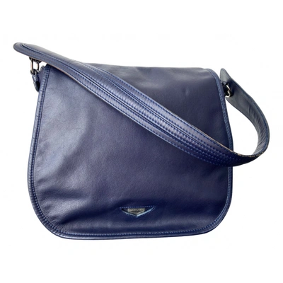 Pre-owned Carven Leather Handbag In Blue