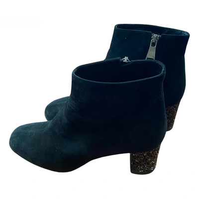 Pre-owned Roberto Festa Ankle Boots In Black