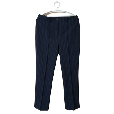 Pre-owned Georges Rech Trousers In Blue