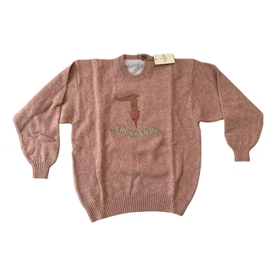 Pre-owned Trussardi Wool Jumper In Pink