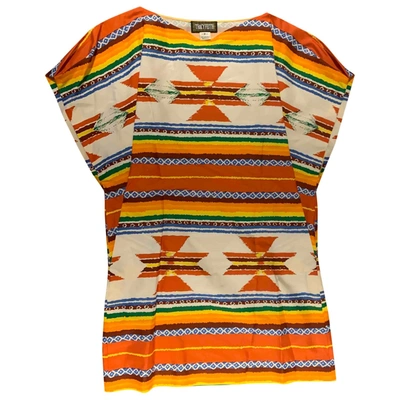 Pre-owned Tracy Feith Silk Mini Dress In Multicolour