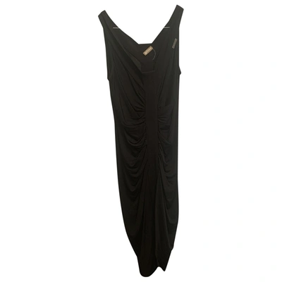 Pre-owned Galliano Silk Dress In Black