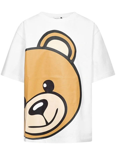 Moschino Kids Teddy Bear T-shirt In White