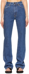 Khaite Daniella High-waisted Denim Jeans In Montgomery Stretch