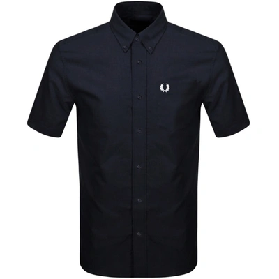 Fred Perry Short Sleeve Oxford Shirt Navy