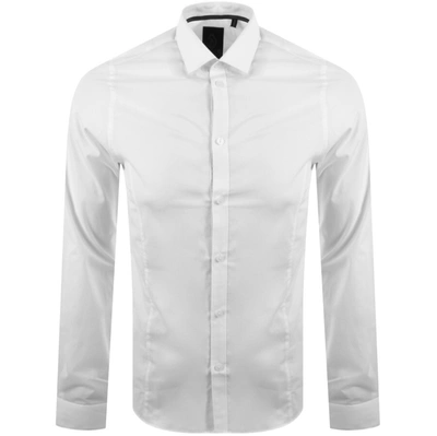 Luke 1977 Butchers Pencil Shirt White