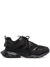 Balenciaga Man Black Track Clear Sole Sneakers