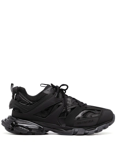 Balenciaga Man Black Track Clear Sole Sneakers