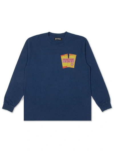 Franchise 3 On 3 Long-sleeve Tee Navy In Blue