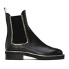 Chloé Idol Embellished Leather Chelsea Boots In 001 Black