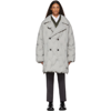Maison Margiela Grey Caban Coat In 852 Grey Me