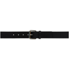 Paul Smith Black Leather Stripe Roller Belt In 79 Black