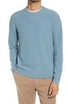 Vince Boiled Cashmere Crewneck Sweater In Washed Highwater