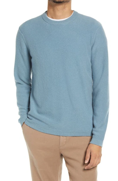 Vince Boiled Cashmere Crewneck Sweater In Washed Highwater