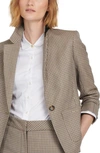 Barbour Heidi Tailored Blazer In Hessian Check