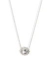 ANZIE MARINE WHITE TOPAZ PENDANT NECKLACE,4717SW