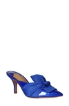 J. Reneé Mianna Pointed Toe Mule In Cobalt Patent/