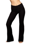 Skims Soft Lounge Fold Over Pants In Onyx