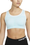 Nike Women's Fe/nom Flyknit High-support Non-padded Sports Bra In Copa/ White