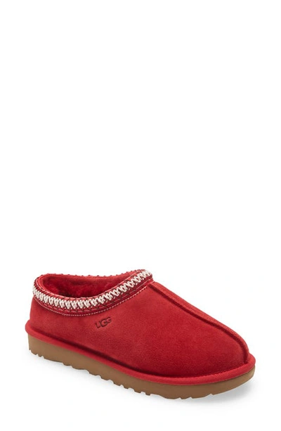 Ugg Womens Tasman Slipper In Samba Red In Multi