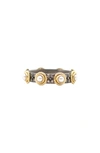 Armenta Old World Freshwater Pearl Station Band Ring In Gold