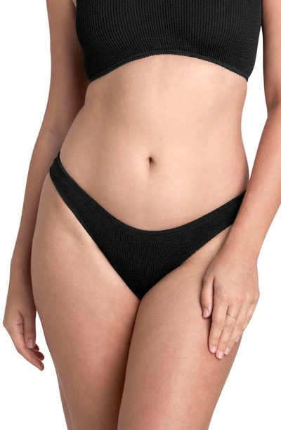 Bound By Bond-eye The Sign Hipster Bikini Bottoms In Black