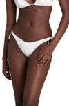 Bound By Bond-eye The Serenity Side Tie Bikini Bottoms In Optic White