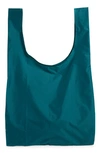 Baggu Standard  Nylon Ripstop Tote In Malachite