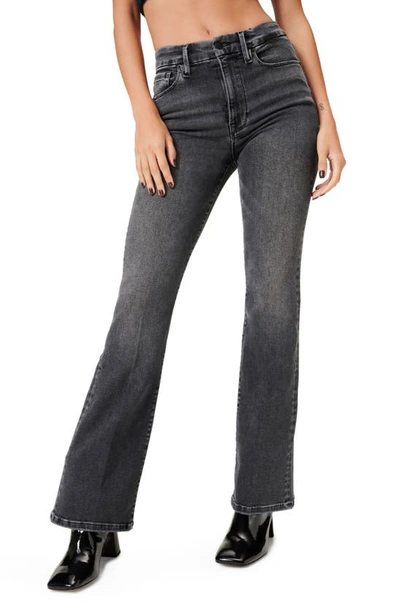 Good American Always Fits Bootcut Jeans In Black164