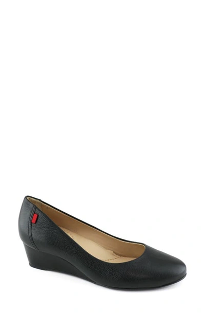 Marc Joseph New York Women's Prospect Wedge Loafers Women's Shoes In Black Napa Soft