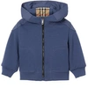 BURBERRY BURBERRY BLUE TIMOTHIE HOODIE,8043949