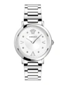 Versace Women's Pop Chic Lady Stainless Steel Analog Bracelet Watch In White